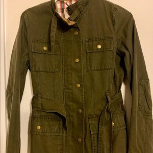 Banana Republic Army Green Utility Jacket